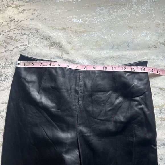 Talbots vintage 100% leather straight leg trouser - Picture 5 of 9